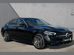 Black Used 2022 Mercedes C300e AMG line Sedan | £27,480 (Good price)