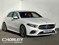 White Used 2019 Mercedes A180 AMG line Hatchback | £16,191 (Fair price)