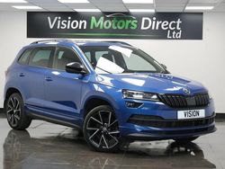 Blue Used 2020 Skoda Karoq SportLine SUV | £10,380 (A bit pricey)