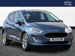 Blue Used 2021 Ford Fiesta Trend Hatchback | £12,495 (Good price)