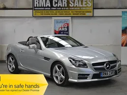 Silver Used 2014 Mercedes SLK250 AMG Cabriolet | £14,995 (Expensive)