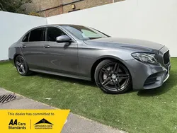 Grey Used 2017 Mercedes E220 AMG line Sedan | £11,495 (Fair price)