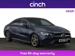 Blue Used 2022 Mercedes CLA180 AMG Line Premium Sedan | £24,579 (Fair price)
