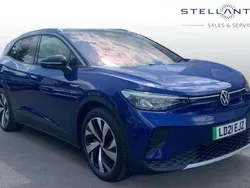 Blue Used 2021 VW ID.4 Pro Performance SUV | £16,641 (Fair price)
