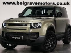 Pangea green metallic Used 2021 Land Rover Defender SE SUV | £46,980 (Fair price)
