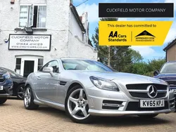 Silver Used 2016 Mercedes SLK300 AMG Cabriolet | £17,490