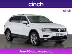 White Used 2021 VW Tiguan Allspace Match SUV | £20,929 (Fair price)