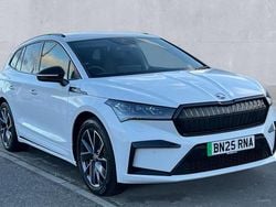 White New 2025 Skoda Enyaq iV SportlinePlus SUV | £32,500 (Good price)