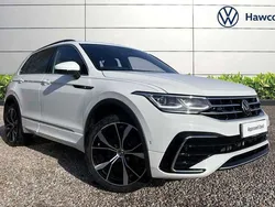 White Used 2023 VW Tiguan R-line Edition SUV | £32,495 (A bit pricey)