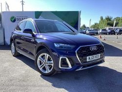 Navarra blue Used 2021 Audi Q5 S-Line SUV | £29,300 (Fair price)