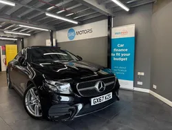 Black Used 2017 Mercedes E220 AMG Line Premium Plus Coupe | £22,495 (A bit pricey)