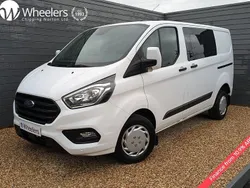 Frozen white (solid colour) Used 2022 Ford Transit Custom Trend Estate | £15,990 (Good price)