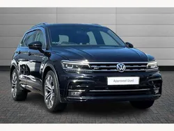 Black Used 2017 VW Tiguan R-line SUV | £17,795 (Fair price)