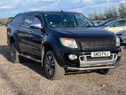 Black Used 2013 Ford Ranger Limited Pickup | £6,450 (Fair price)