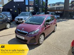 Purple Used 2016 Peugeot 108 Active Hatchback | £5,450 (Fair price)