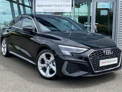 Black Used 2023 Audi A3 S-Line Sedan | £23,589 (Fair price)