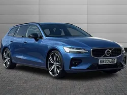 Blue Used 2020 Volvo V60 R-Design Pro Estate | £29,895 (Expensive)