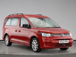 Red Used 2022 VW Caddy Maxi Life MPV | £21,299 (Good price)