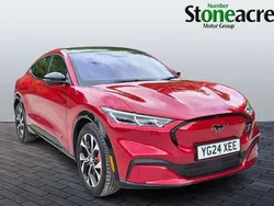 Red Used 2024 Ford Mustang Mach-E Extended Range SUV | £33,995 (A bit pricey)