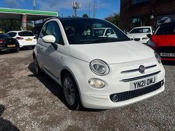 White Used 2021 Fiat 500 Lounge Hatchback | £6,500