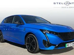 Blue Used 2024 Peugeot e-308 GTi Hatchback | £22,058 (Fair price)
