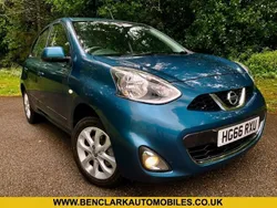 Blue Used 2016 Nissan Micra Acenta Hatchback | £7,375 (Fair price)