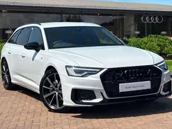 White Used 2024 Audi A6 Black Edition Estate | £39,790 (A bit pricey)