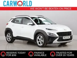 White Used 2022 Hyundai Kona SE SUV | £12,490 (Fair price)