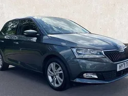 Quartz grey metallic Used 2021 Skoda Fabia SE Hatchback | £11,290 (Fair price)
