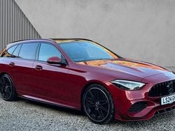 Red Used 2024 Mercedes C43 AMG Premium Plus Estate | £48,380 (Good price)