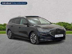 Black Used 2024 Ford Focus Titanium X Estate | £23,495 (Expensive)