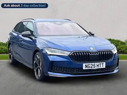 Blue Used 2025 Skoda Superb SportLine Estate | £40,175