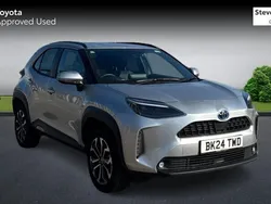 Silver Used 2024 Toyota Yaris Hybrid Design Hatchback | £23,723