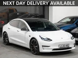 White Used 2020 Tesla Model 3 Performance Sedan | £18,250 (Good price)