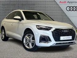 White Used 2021 Audi Q5 S-Line SUV | £30,200 (Fair price)
