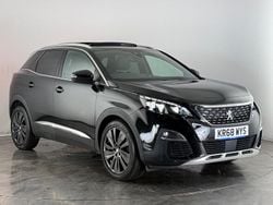 Black Used 2018 Peugeot 3008 GT-line Hatchback | £10,550 (Fair price)