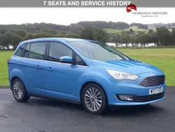 Blue Used 2017 Ford Grand C-Max Titanium MPV | £8,999 (Good price)
