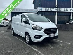 White Used 2023 Ford Transit Custom Limited Van | £18,999 (A bit pricey)