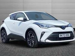 White Used 2022 Toyota C-HR Design SUV | £21,395 (Fair price)