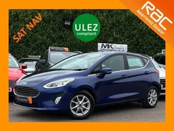 Blue Used 2018 Ford Fiesta Zetec Hatchback | £7,995 (Fair price)