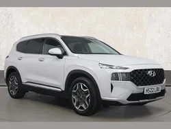 White Used 2022 Hyundai Santa Fe Ultimate SUV | £29,380 (Fair price)
