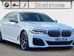 White Used 2022 BMW 520 M Sport | £27,999 (Good price)