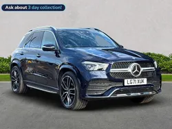 Blue Used 2021 Mercedes GLE400 AMG line Estate | £49,405 (A bit pricey)