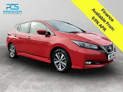 Red Used 2021 Nissan Leaf Acenta Hatchback | £7,495 (Good price)