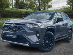 Grey/black Used 2021 Toyota RAV4 Hybrid SUV | £27,485 (A bit pricey)
