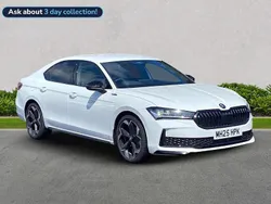 White Used 2025 Skoda Superb SportLine Hatchback | £36,990