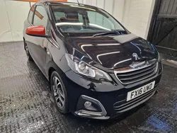 Black Used 2016 Peugeot 108 Roland Garros Hatchback | £3,250 (Fair price)