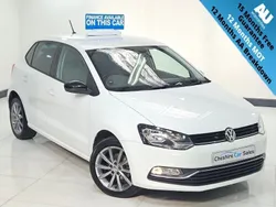White Used 2015 VW Polo Design Hatchback | £6,395 (Fair price)
