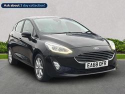 Black Used 2018 Ford Fiesta Zetec Hatchback | £8,199 (Fair price)