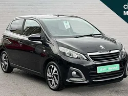 Black Used 2016 Peugeot 108 Allure Hatchback | £4,690 (Fair price)